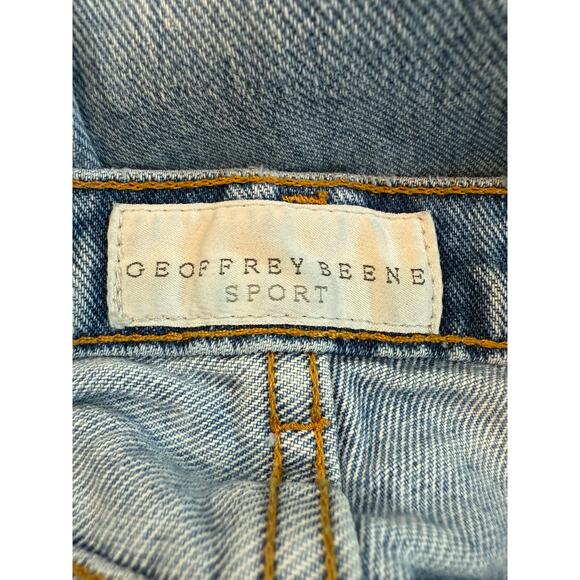 Geoffrey Beene 90's Vintage Light Wash High Rise Tapered Leg Denim Mom Jeans 12S - Picture 3 of 8